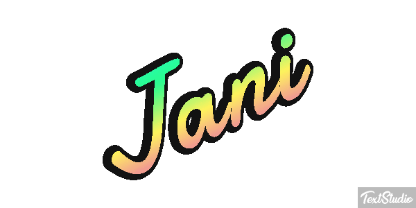 Jani Tekst effect