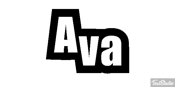 Ava Text effect