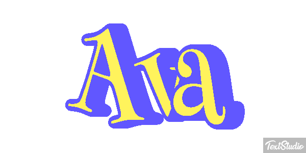 Ava Text effect