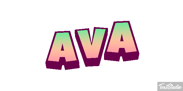 Ava Text effect
