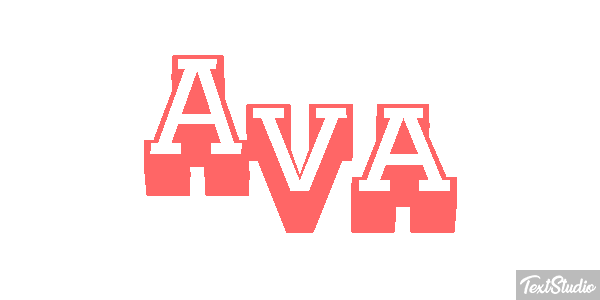 Ava Text effect