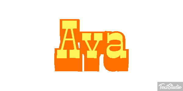 Ava Text effect
