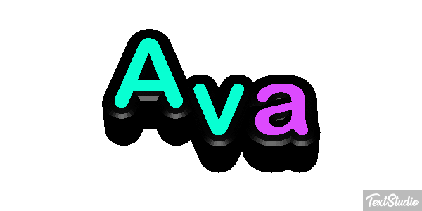 Ava Text effect