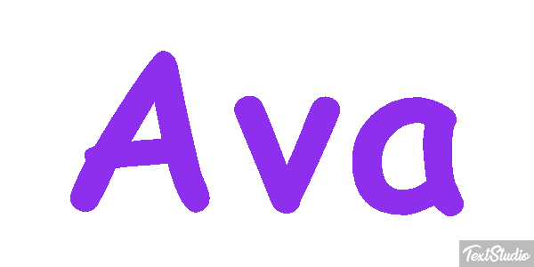 Ava Text effect
