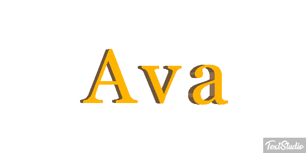 Ava Text effect