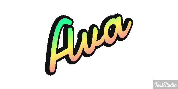 Ava Text effect