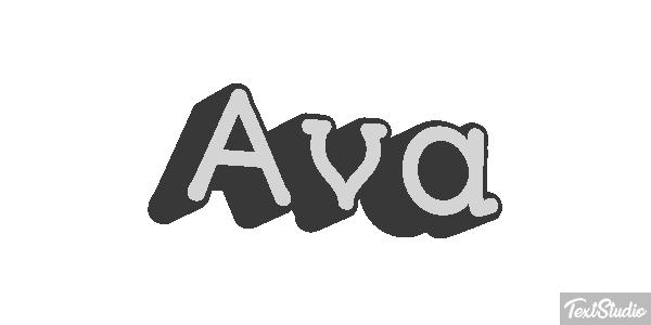 Ava Text effect
