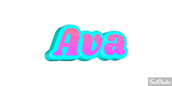Ava Text effect