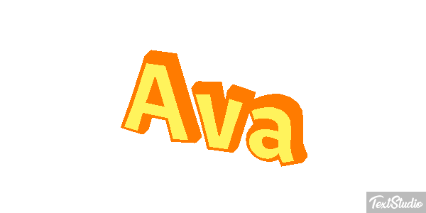 Ava Text effect