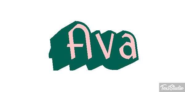 Ava Text effect