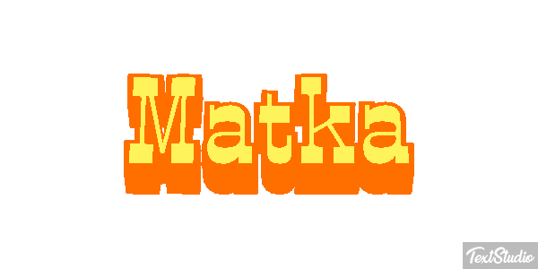 Matka Текстовый эффект