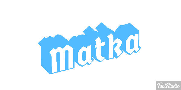 Matka Текстовый эффект