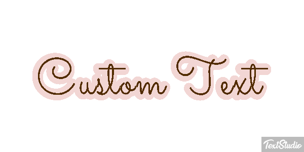 Custom Text テキスト効果