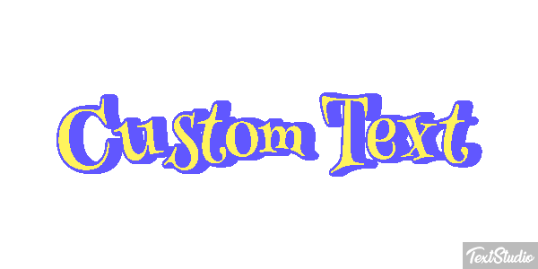 Custom Text テキスト効果