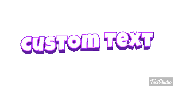 Custom Text テキスト効果