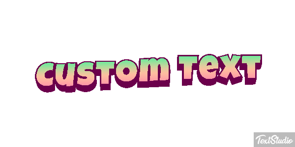 Custom Text テキスト効果