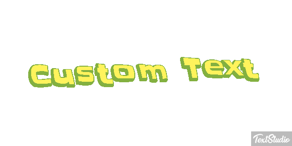 Custom Text テキスト効果