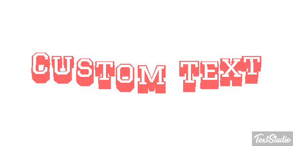 Custom Text テキスト効果