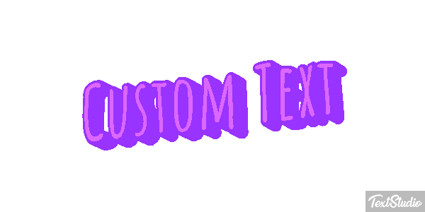 Custom Text テキスト効果