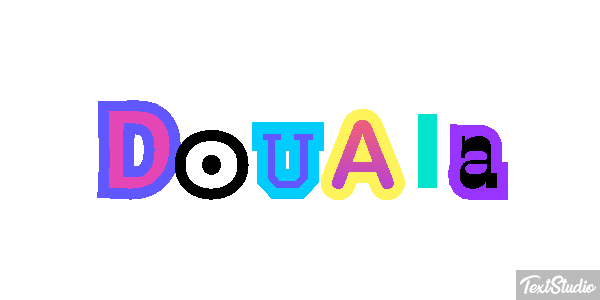 Douala Efekt tekstowy
