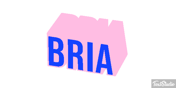 Bria Text effect