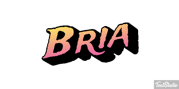 Bria Text effect