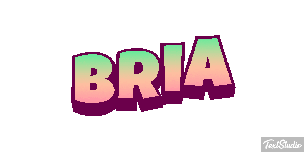 Bria Text effect