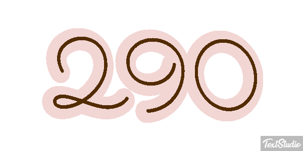 290 テキスト効果