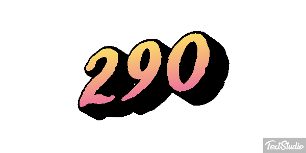 290 テキスト効果