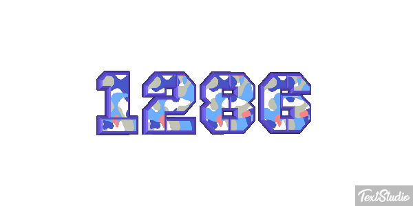 1286 Text effect