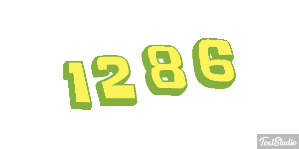 1286 Text effect