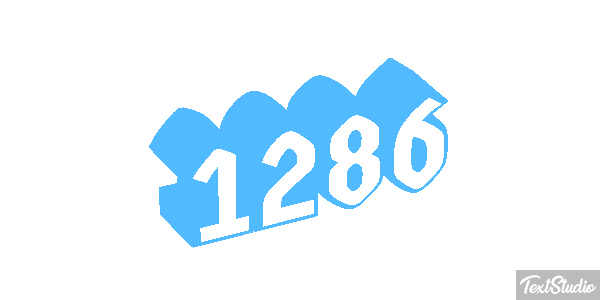 1286 Text effect