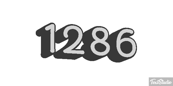 1286 Text effect
