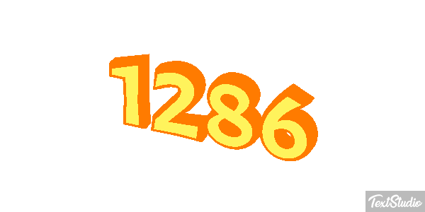 1286 Text effect