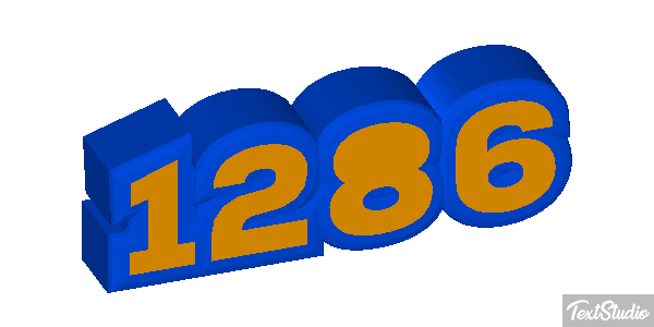 1286 Text effect