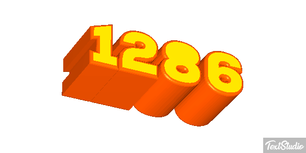1286 Text effect