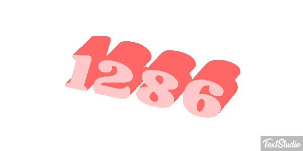 1286 Text effect