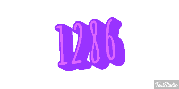 1286 Text effect