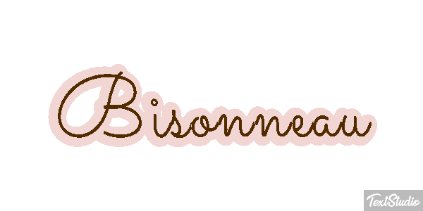 Bisonneau Текстовый эффект
