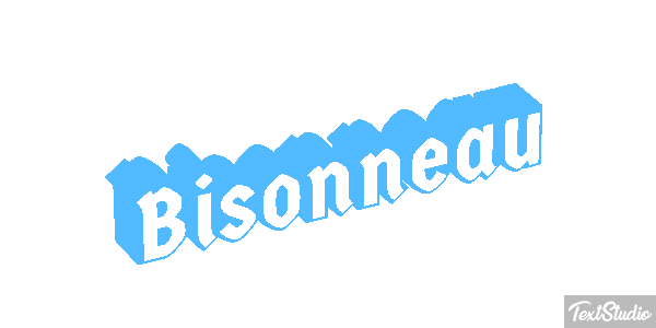 Bisonneau Текстовый эффект