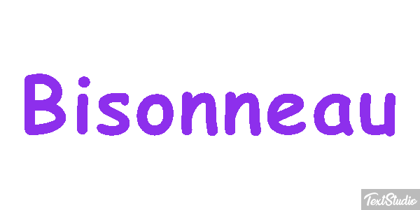 Bisonneau Текстовый эффект