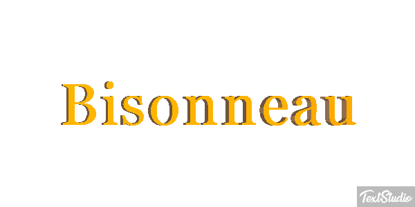 Bisonneau Текстовый эффект