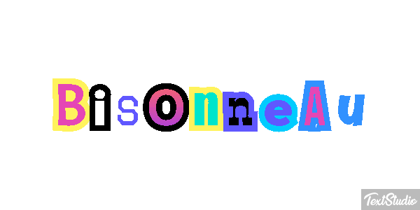 Bisonneau Текстовый эффект