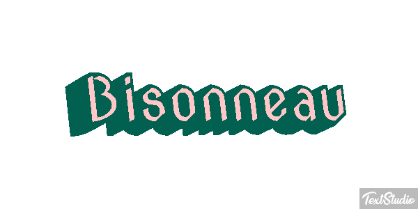 Bisonneau Текстовый эффект