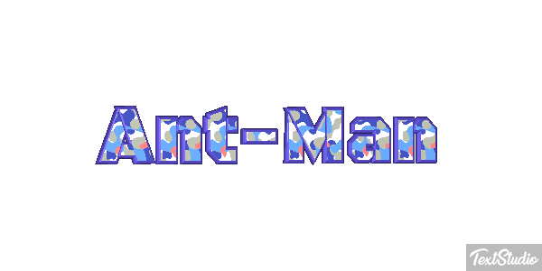 Ant-Man Efecto de texto
