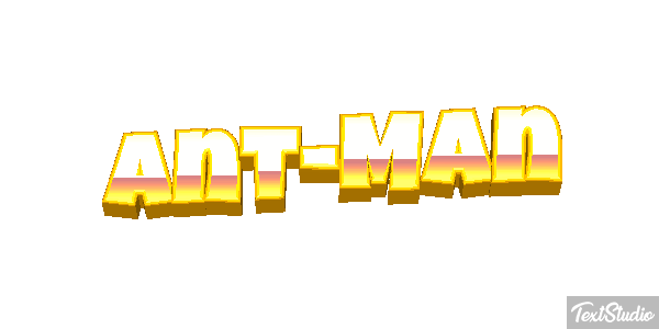 Ant-Man Efecto de texto