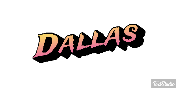 Dallas Effet de texte