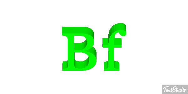 Bf Texteffekt