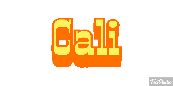Cali Texteffekt