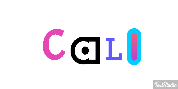 Cali Texteffekt